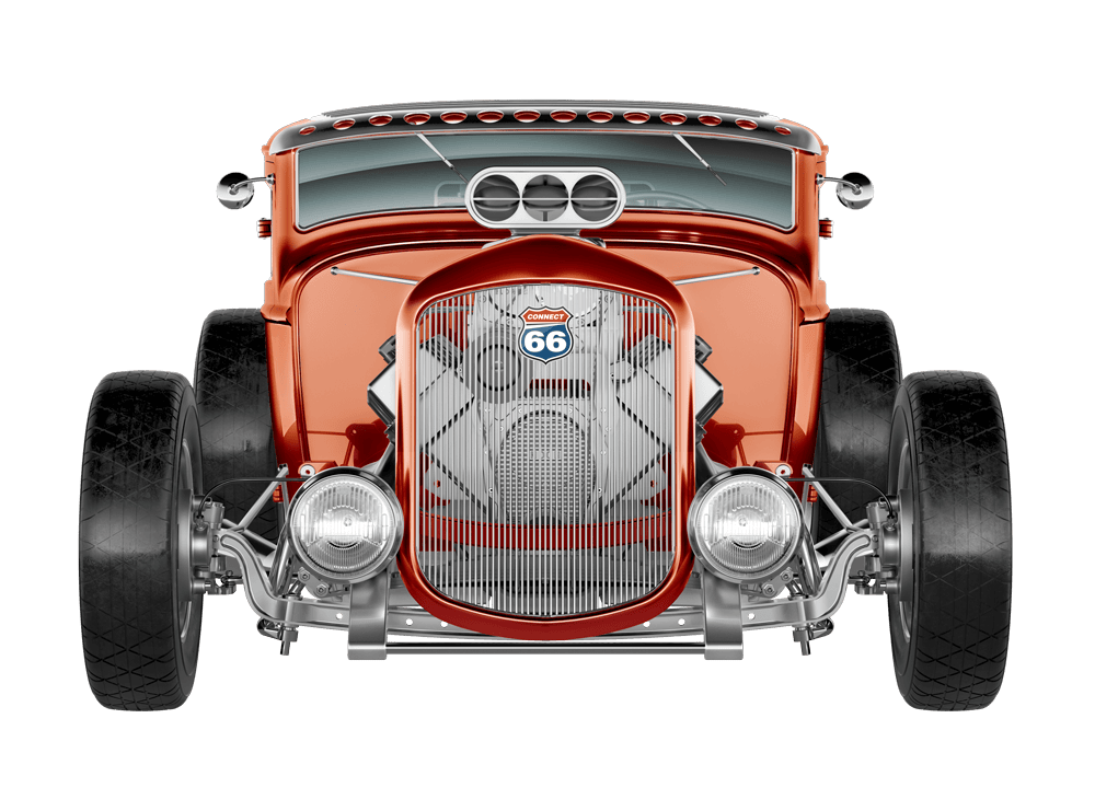 Connect-66_Route-66-Centennial_Hotrod-32-Ford-Front